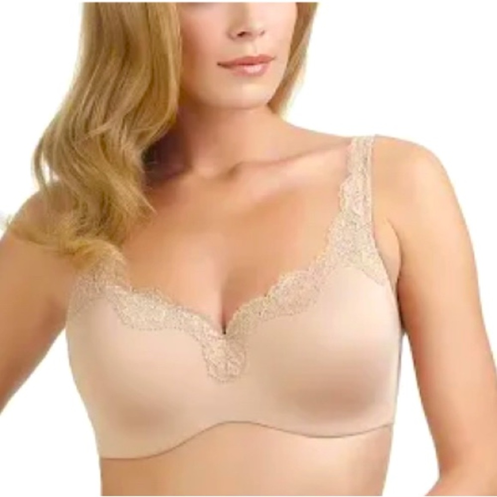 Le Mystere Dream Lace Tisha Bra Nude Shaping Lined Underwire Style 965 38G